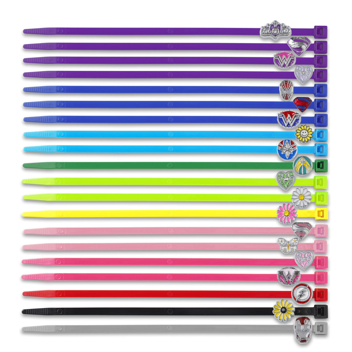 Chicken Hill 20 chicken charm variety charms leg bands support simple pedigree and color coding