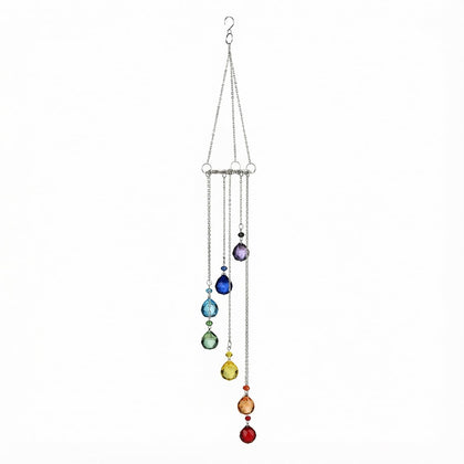 Chiegeguu handmade crystal suncatcher window with rainbow prisms for vibrant light reflections.