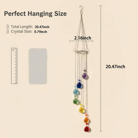 Chiegeguu hanging ornament elevates outdoor decor with rainbow maker visuals.
