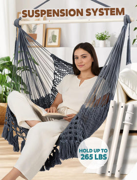 Chihee hammock chair collapsible spreader bar for easy storage