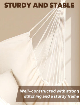 Chihee hammock chair used indoors and outdoors for versatile seating.