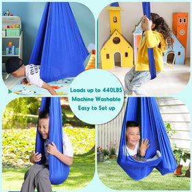 Chihee Sensory Swing Hammock child relaxing in cocoon-like fabric