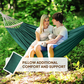 Chihee cotton hammock open-spread layout offering spacious entry and feel.
