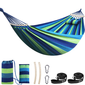 Chihee cotton hammock with wide-open design for spacious lounging outdoors