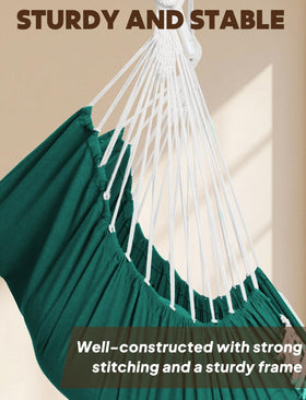Chihee hammock chair designed for both indoor and outdoor use, versatile seating.