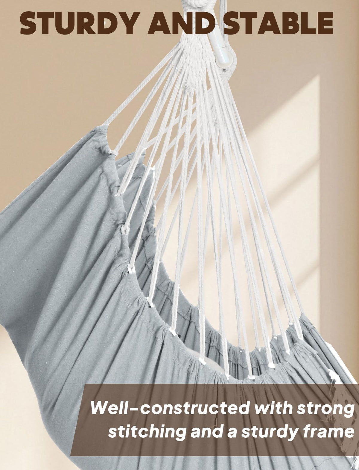Chihee hammock chair side pocket keeps essentials within reach.
