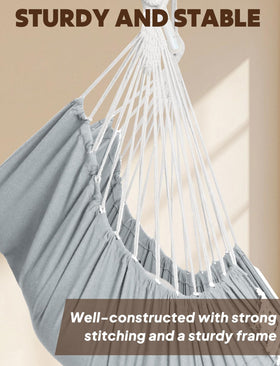 Chihee hammock chair side pocket keeps essentials within reach.