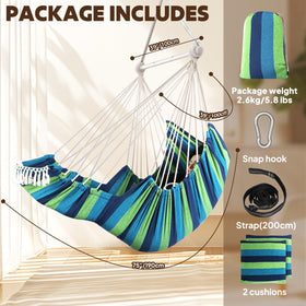 Chihee hammock chair side pocket keeps essentials within reach.