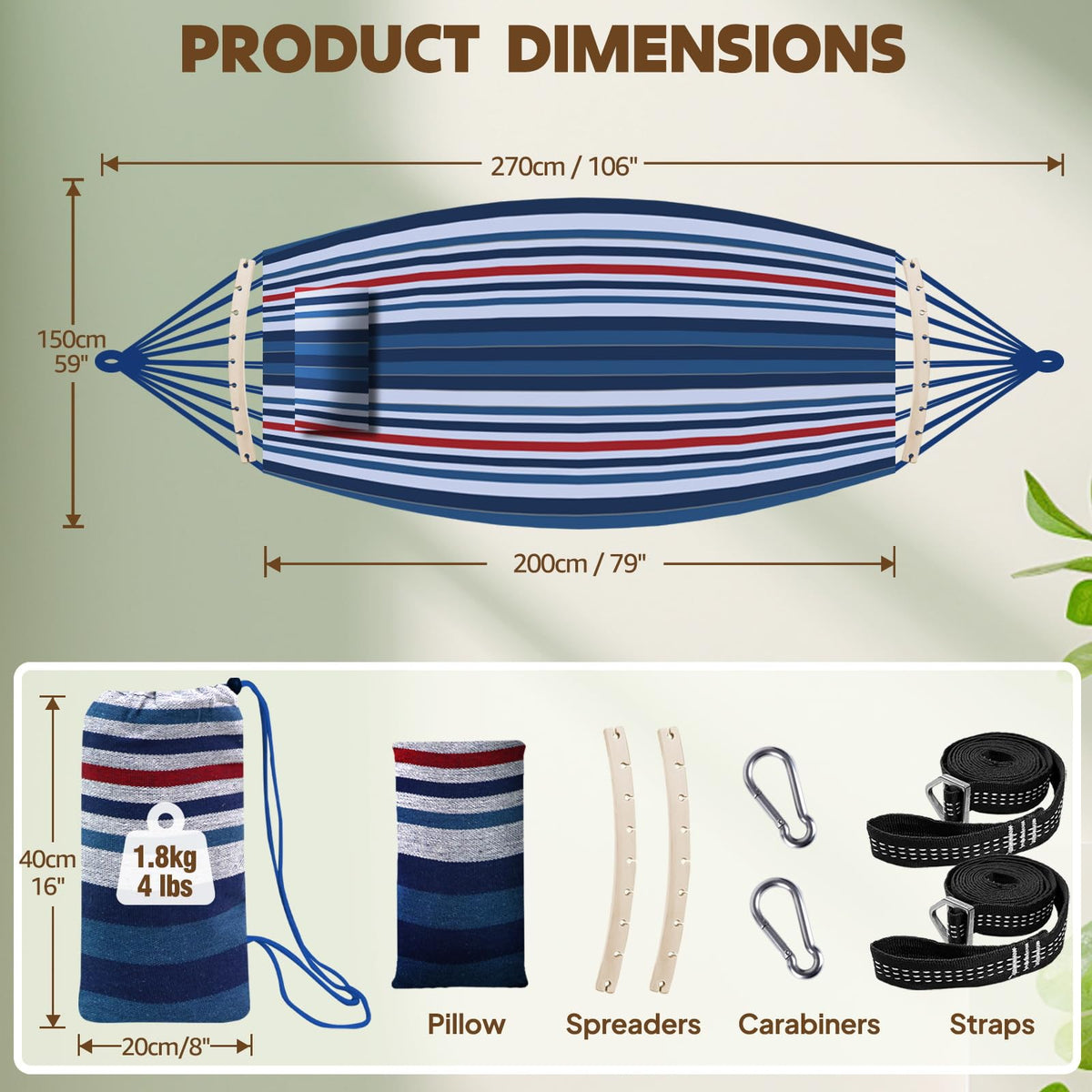Chihee hammock pillow illustration shows head and neck support for cozy evenings.