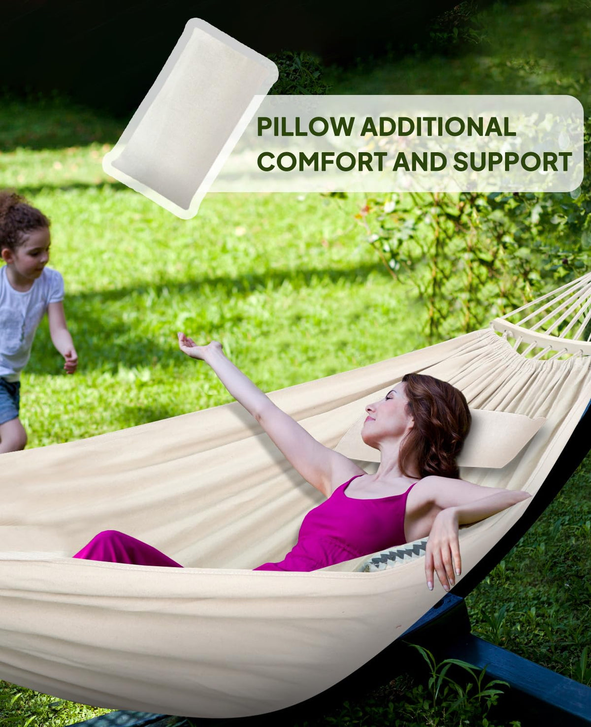 Chihee hammock pole with detachable design enabling quick, simple setup.