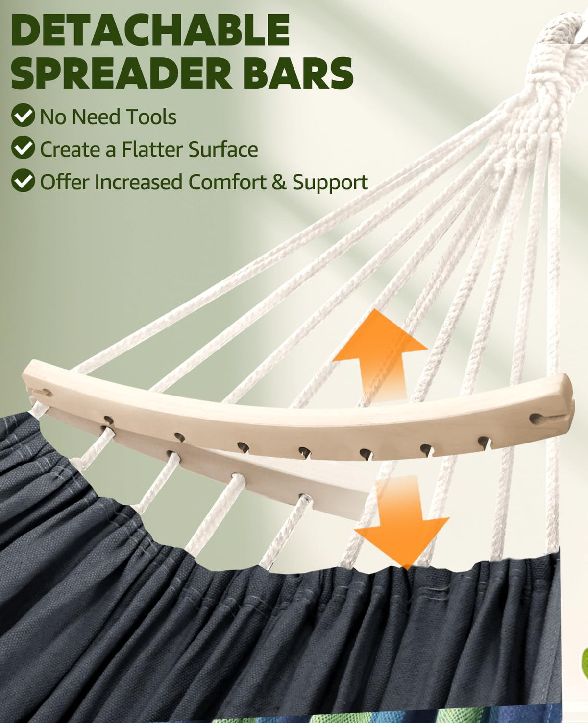 Chihee hammock strap-and-carabiner-system ensures secure setup.