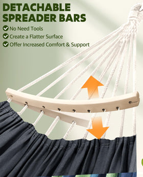 Chihee hammock strap-and-carabiner-system ensures secure setup.