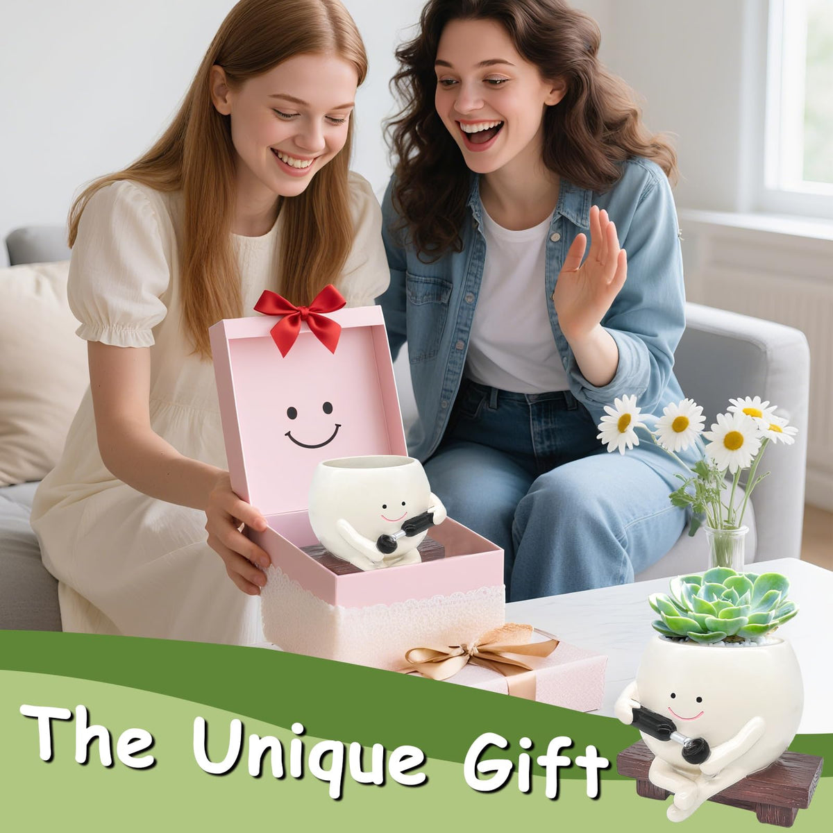 ChilArt gift ready planter ideal for Mother's Day Teacher's Day or birthdays