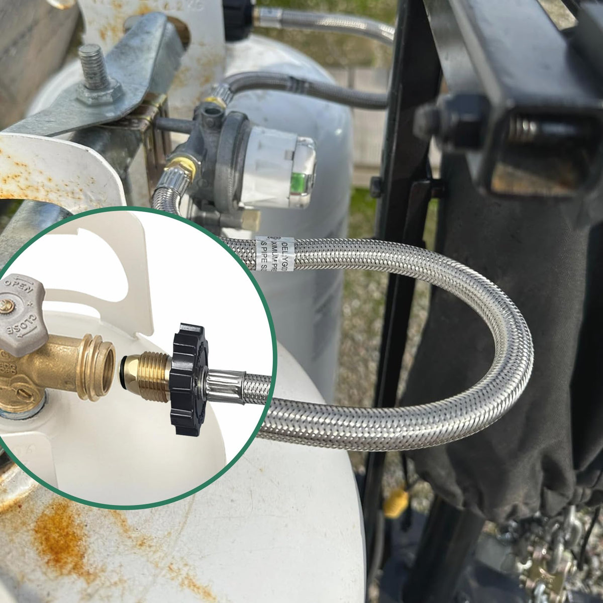 CHILIPILI 1/4 inch NPT compatibility for versatile regulator hookups.