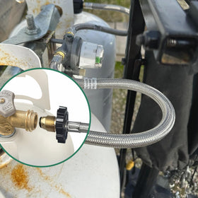 CHILIPILI 1/4 inch NPT compatibility for versatile regulator hookups.