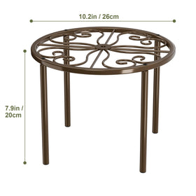 Chinpakden anti-rust plant rack with 60lbs capacity