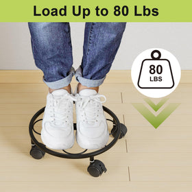 Chinpakden plant dolly with lockable wheels for precise placement and stability.