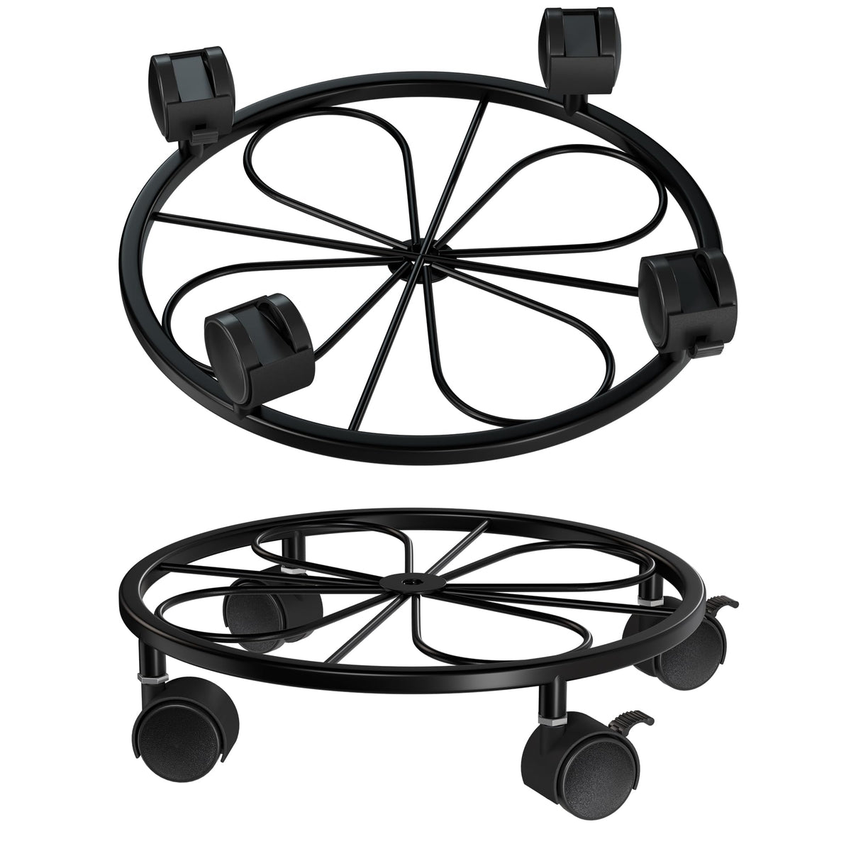 Chinpakden plant caddy with 80lb capacity for easy moving of heavy pots.