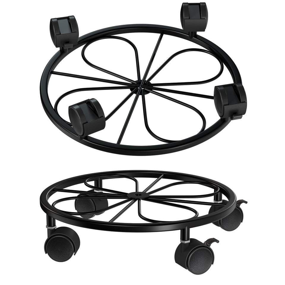 Chinpakden plant caddy with 80lb capacity for easy moving of heavy pots.