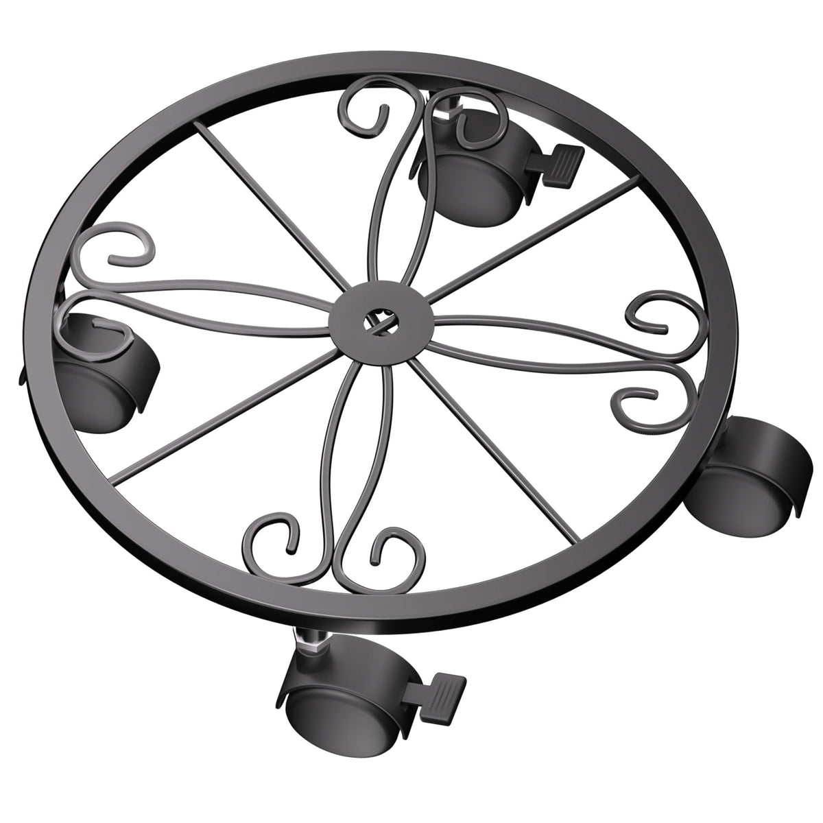 Chinpakden plant caddy wheels 80lb capacity for moving heavy pots easily.