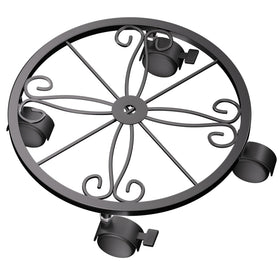 Chinpakden plant caddy wheels 80lb capacity for moving heavy pots easily.