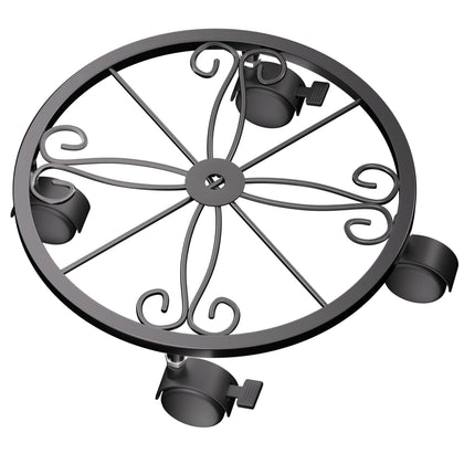 Chinpakden plant caddy wheels 80lb capacity for moving heavy pots easily.