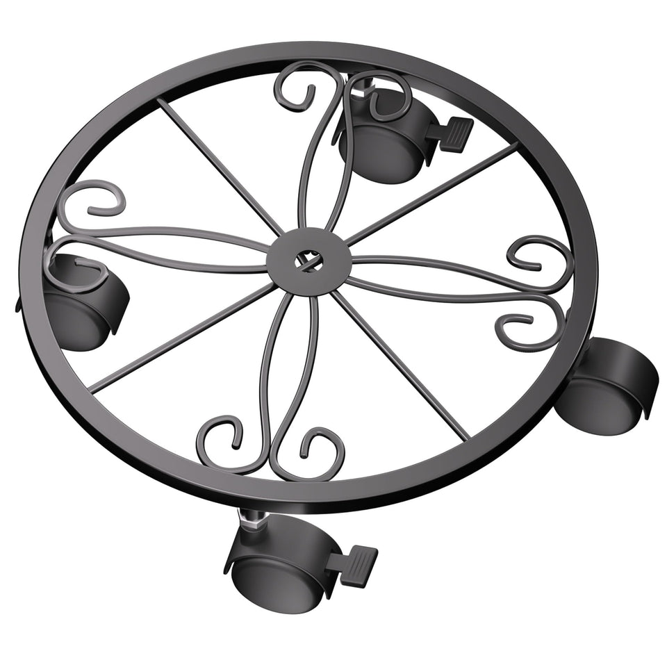 Chinpakden plant caddy wheels 80lb capacity for moving heavy pots easily.