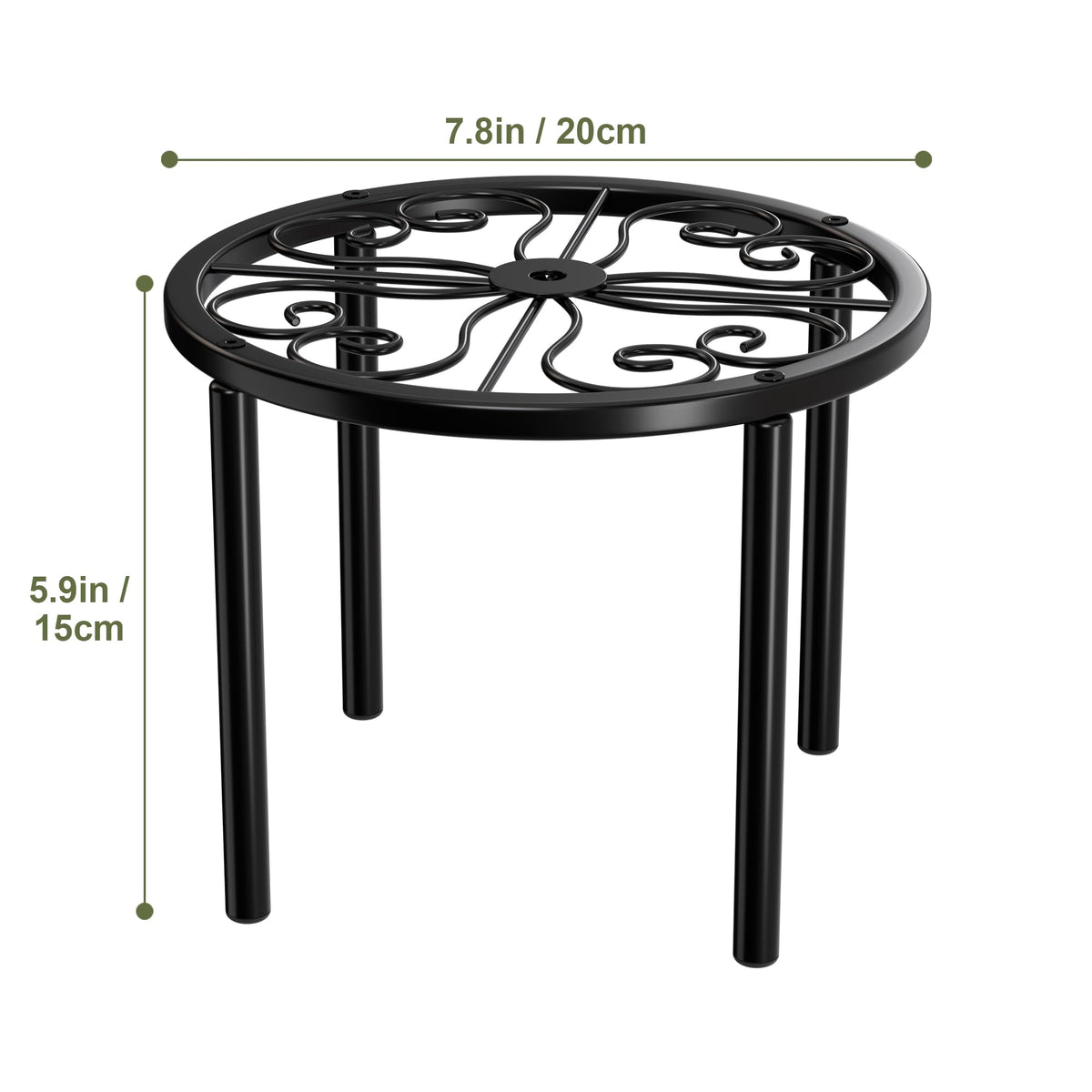Chinpakden plant stand with hardware for quick assembly