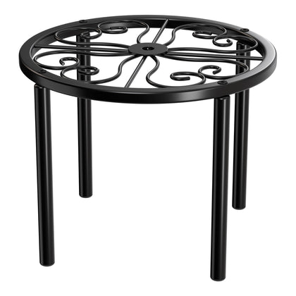 Chinpakden plant stand with circular design elevating indoor and outdoor displays