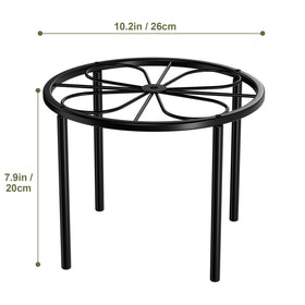 Chinpakden plant stand suitable for indoor and outdoor setups on a patio