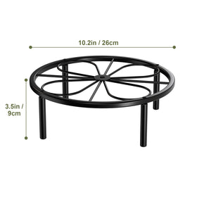 Chinpakden plant stand weatherproof construction helps keep greenery elevated and tidy.