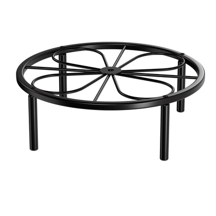 Chinpakden plant stand with stable base keeps plants upright and floors clean.