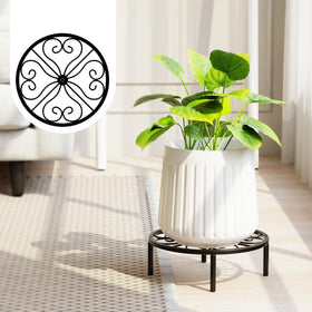 Chinpakden plant stand with a sturdy base, ideal for outdoor display and stable plant arrangement.