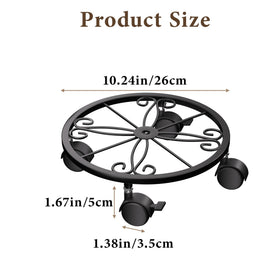 Chinpakden plant tray with casters offers easy mobility.