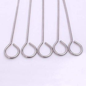 Chinshwehaw round-top skewers with easy-grip design for loading and turning