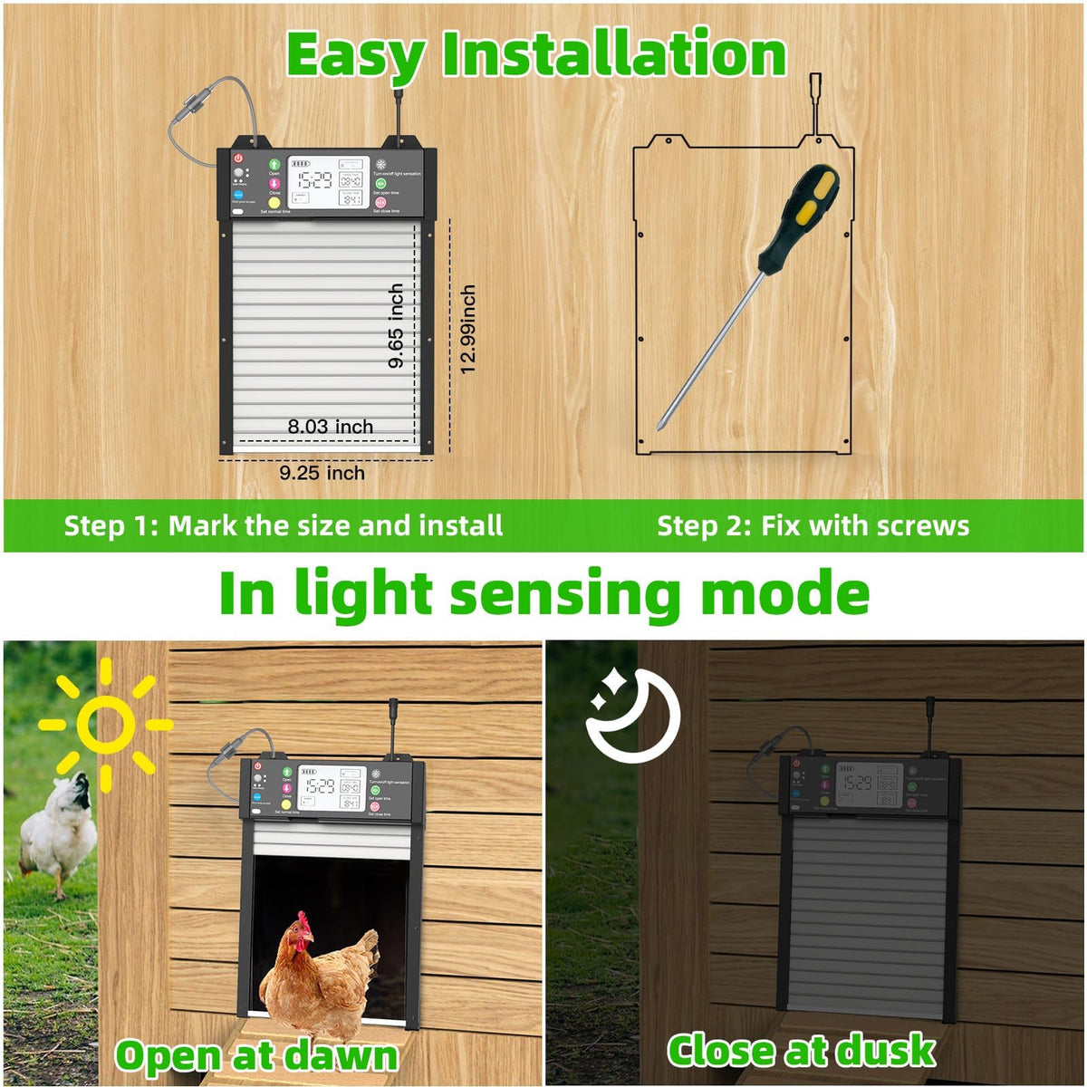 Chipetty app-controlled door status shows real-time access monitoring.