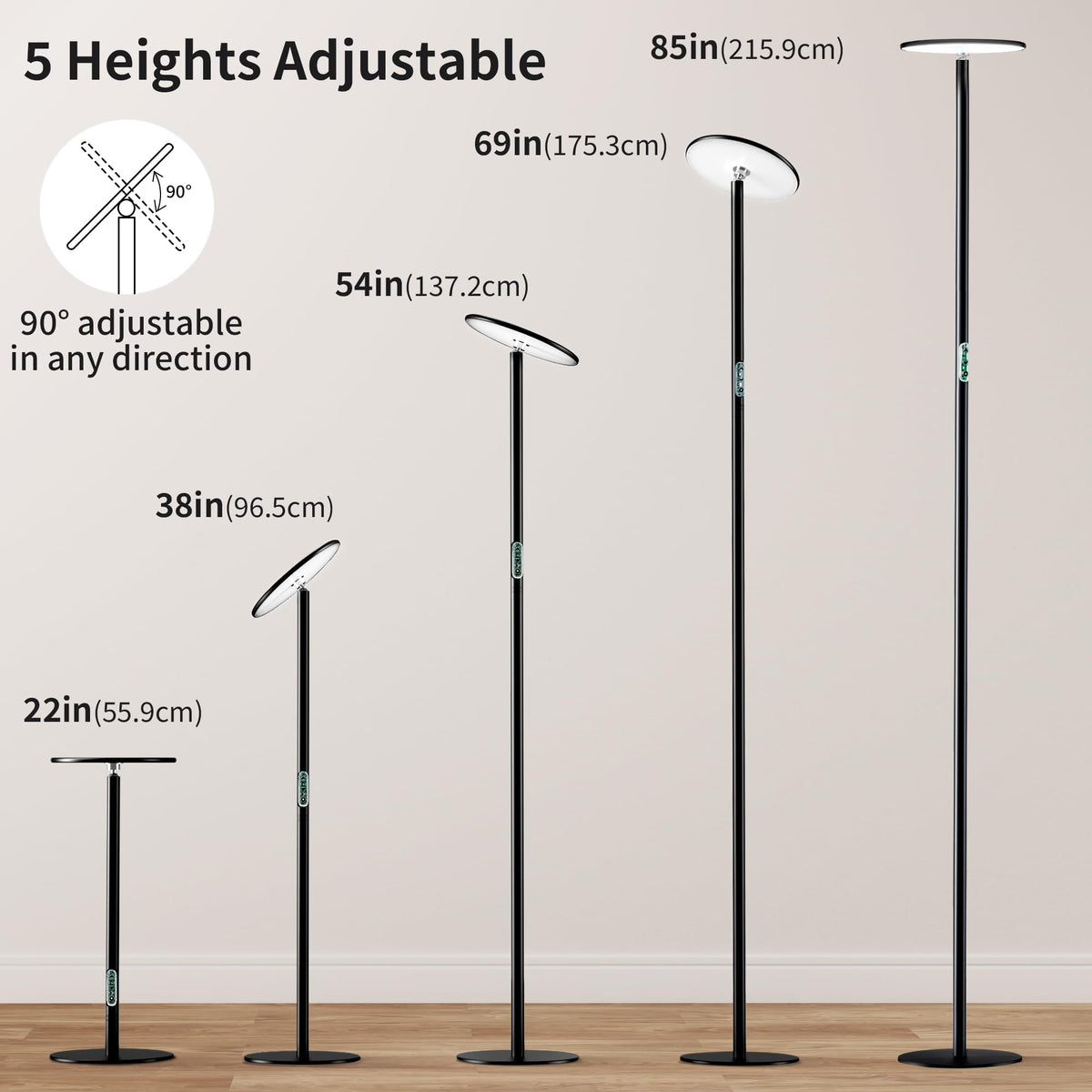 Chiphy sleek black design fits modern living spaces while growing plants