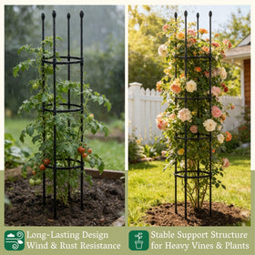 Chirpartti easy-assembly tomato cage snaps without tools
