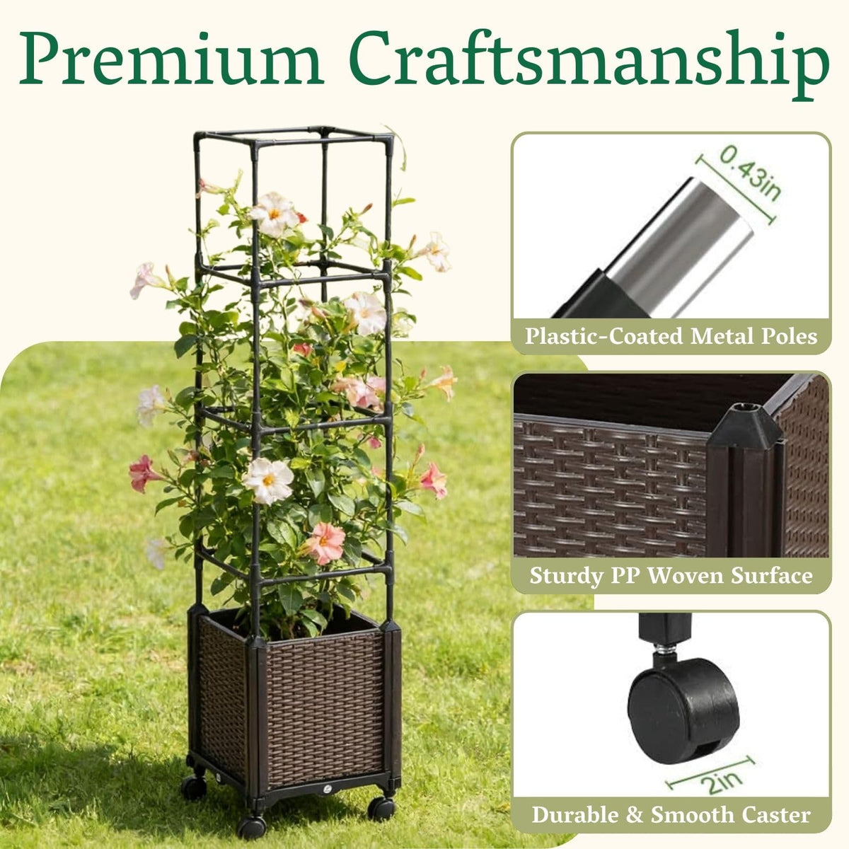 Chirpartti expandable modular system to grow more in a small space.