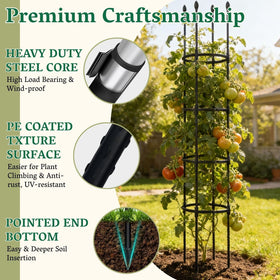 Chirpartti rustproof garden trellis designed for outdoor durability