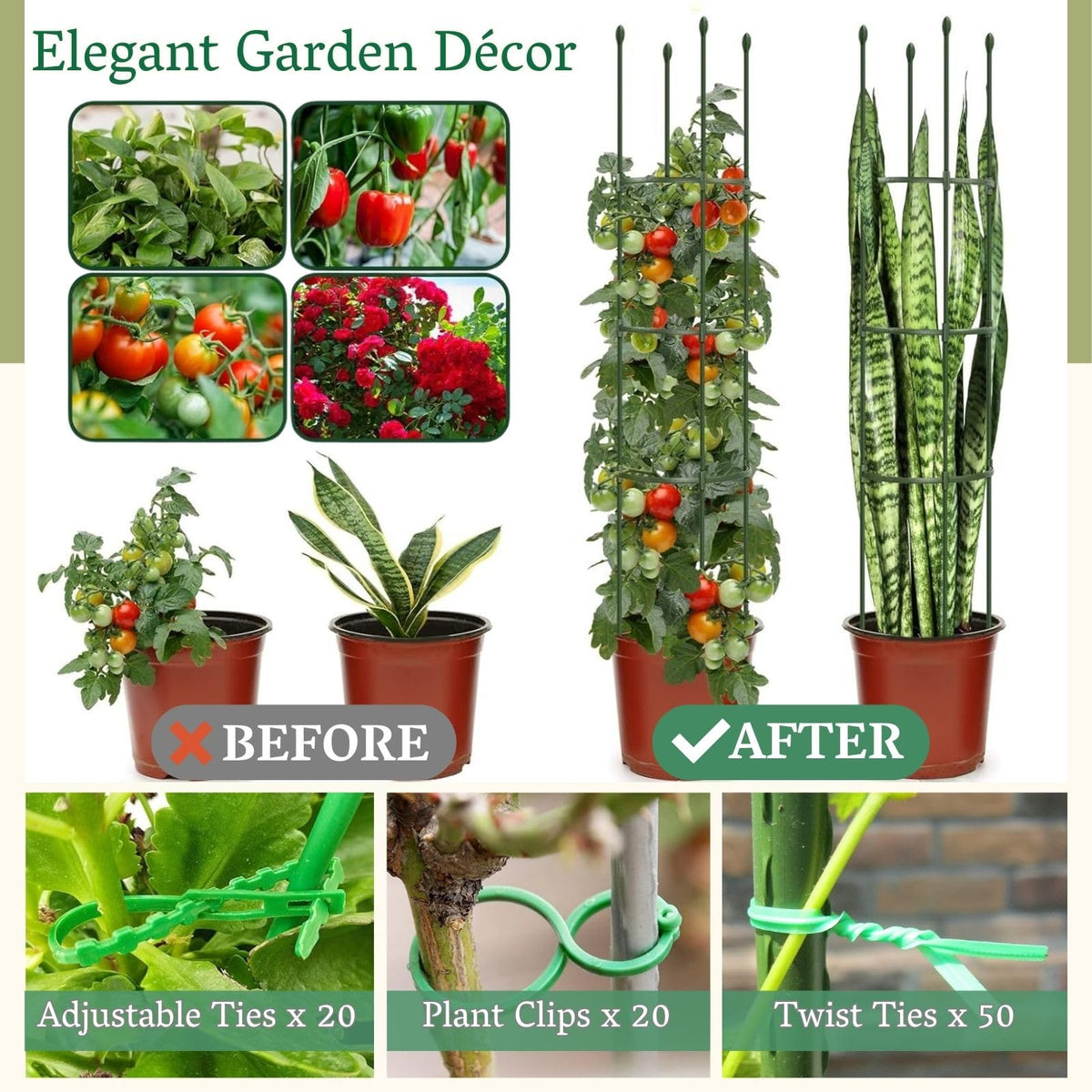 Chirpartti vertical garden support ideal for indoor and outdoor growth