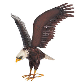 Chisheen front porch bald eagle statue display—eye-catching focal point for entry.