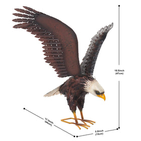 Chisheen metal eagle yard art large—majesty for lawns and patios.