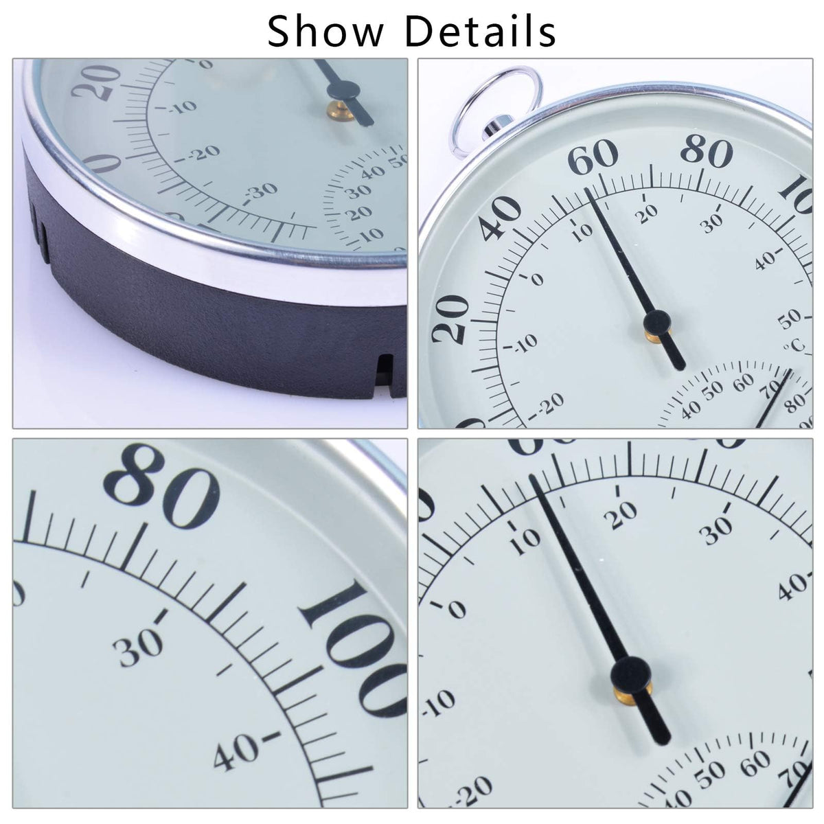 CHIVENIDO battery-free thermometer-hygrometer requires no power.