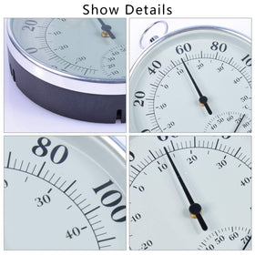 CHIVENIDO battery-free thermometer-hygrometer requires no power.