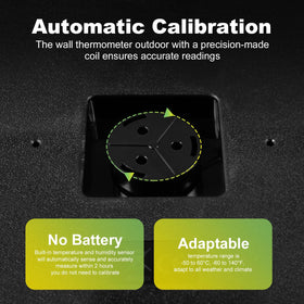 CHIVENIDO mechanical movement requires no batteries for maintenance free readings