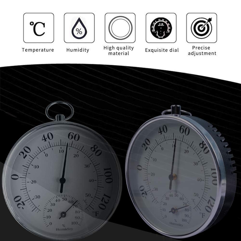 CHIVENIDO versatile thermometer-hygrometer display for wall, table, or car.