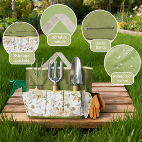 Chiyhshaa large tote bag organized for garden tools