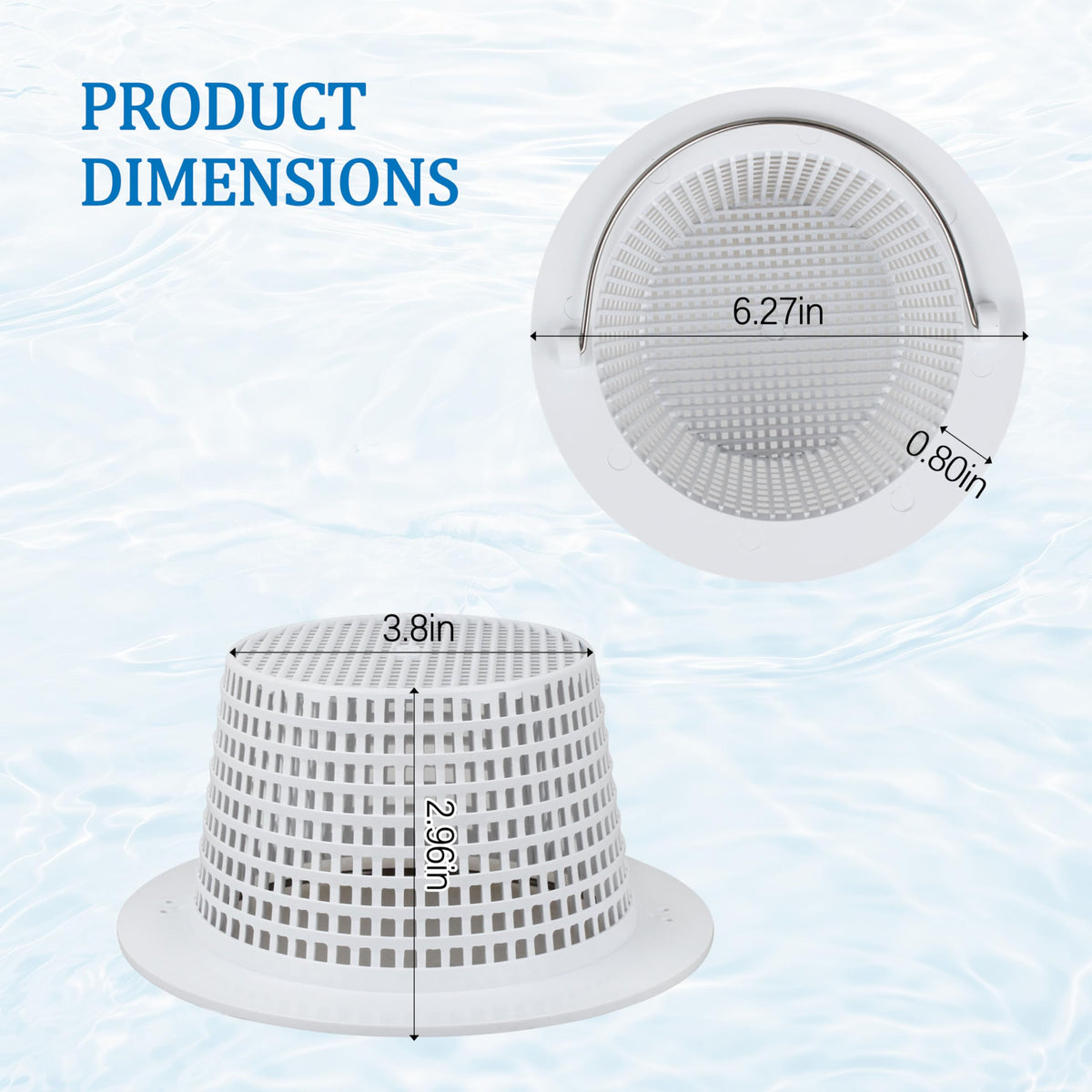 CHNPLUM SPX1091C pack of 2 baskets for quick pool maintenance