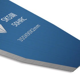 Durable ChoirLingo SK5 blade after heavy use showing re-sharpening capability.